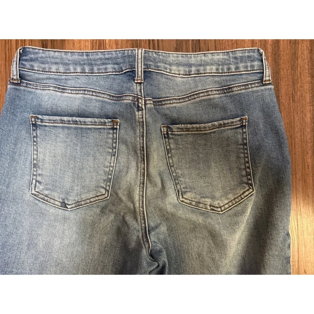 KUT from the Kloth Elizabeth High Rise Straight Leg Jeans Blue 10P KP2128PA1‎